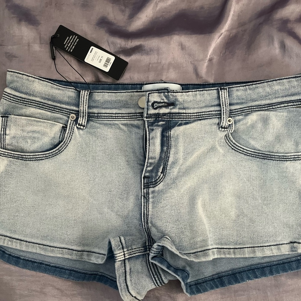 Low rise Fashion Nova Denim Star gems Women's Shorts